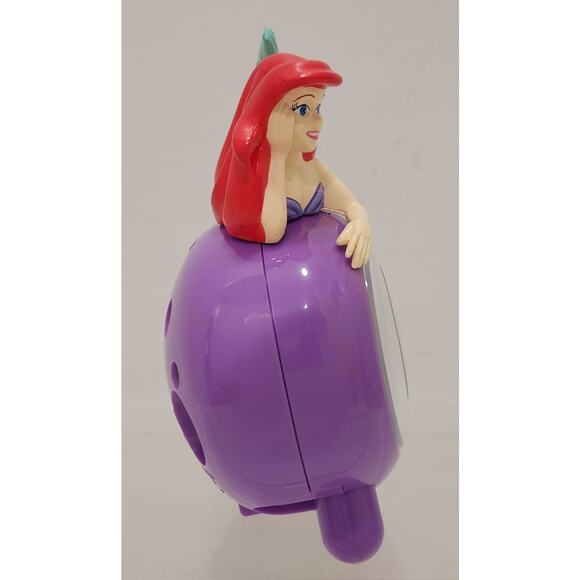 Vintage Disney The Little Mermaid Clock With Snooze Alarm Ariel Flounder Tested - Picture 5 of 15